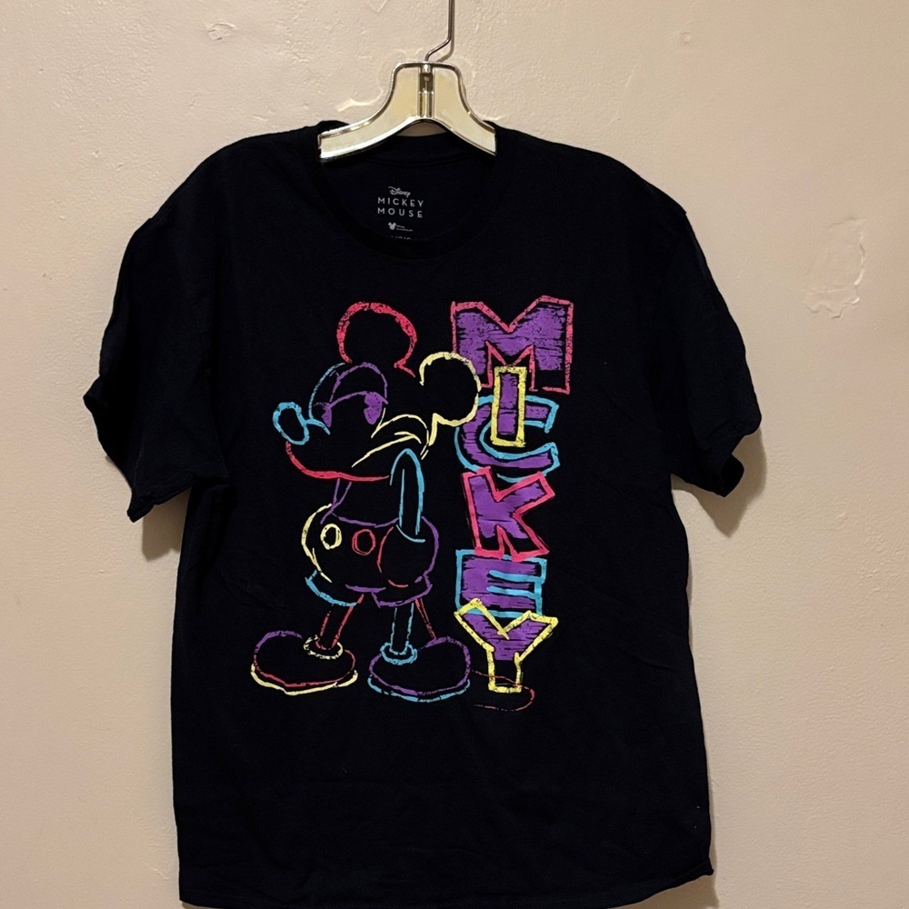 Disney Black Mickey Mouse Long Sleeve Tee